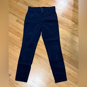 Ann Taylor blue velvet-esque jeans